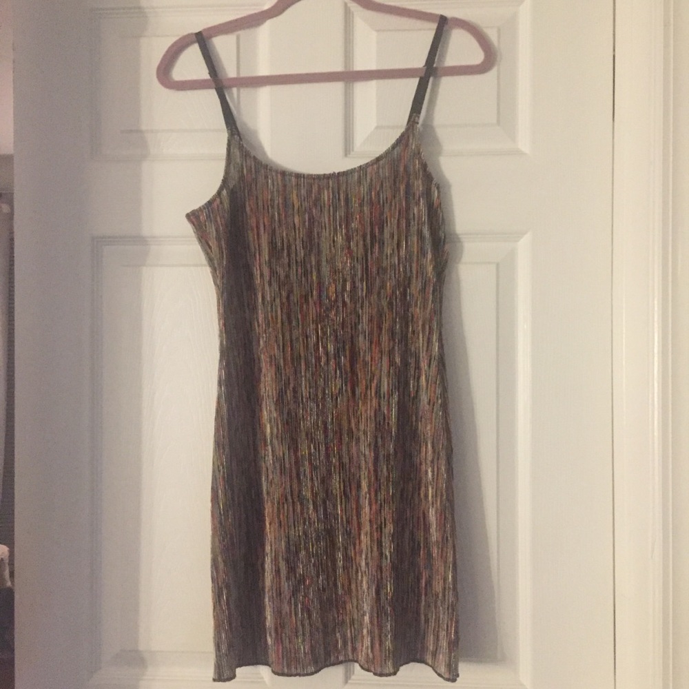 Multi colored mini dress